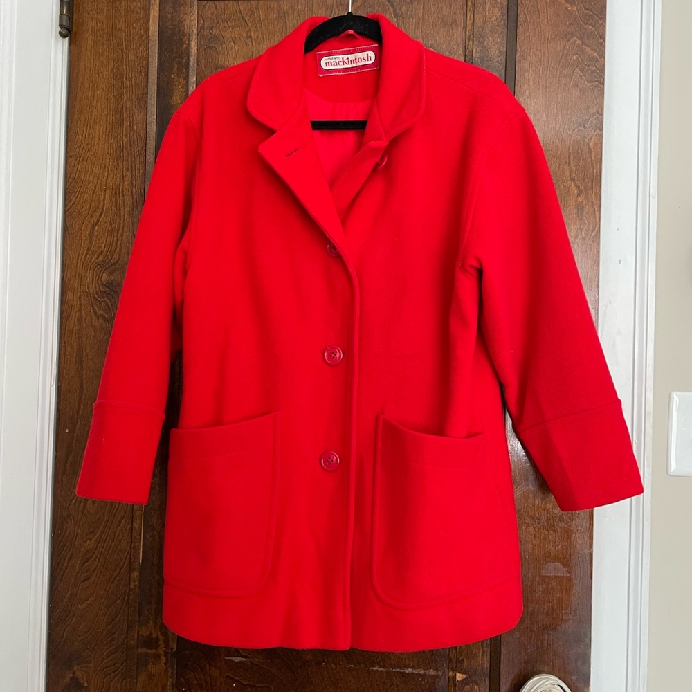 Mackintosh New England Vintage Red Coat